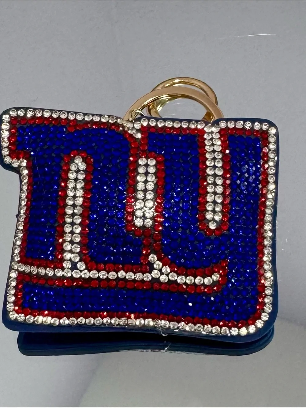 New NY Crystal Keychain
